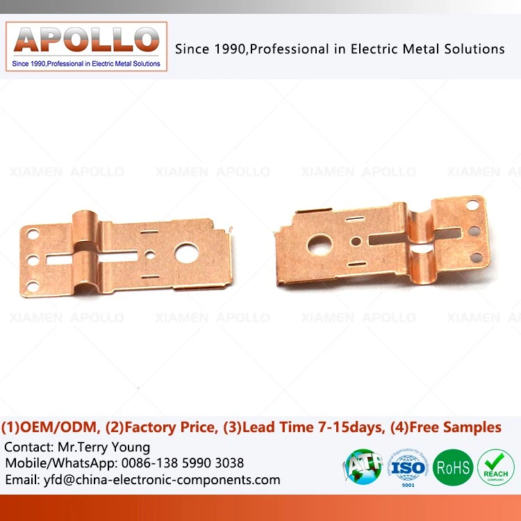 Electrical Contact Metal Copper Stamping Parts factory