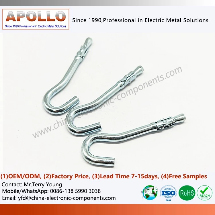 Zinc Plated Expansion Hook Bolt